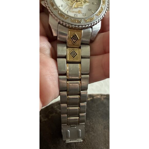 Montana Silver Mens Watch Model MT10886 Day Hour Min Detailed Face Needs Battery - Picture 4 of 10
